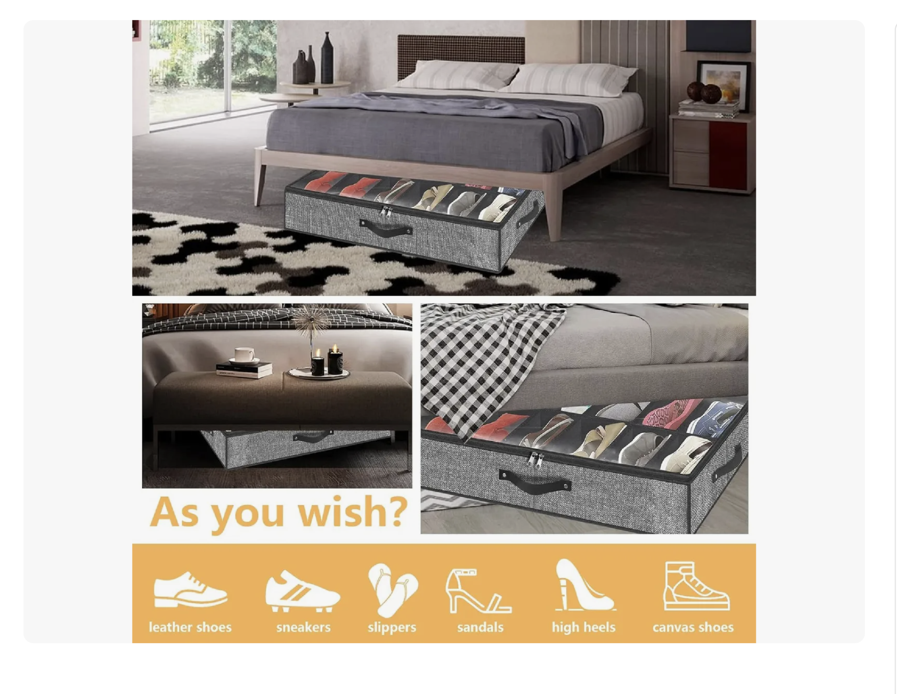 Miniatura 2 de zapatero plegable 12 pares organizador